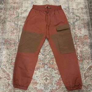 Men's Shades Of Grey Nylon Cargo Pants